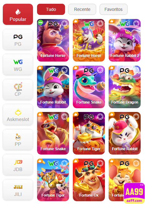 Experiência de Jogos aa99.com